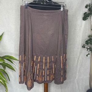 Prana cotton skirt